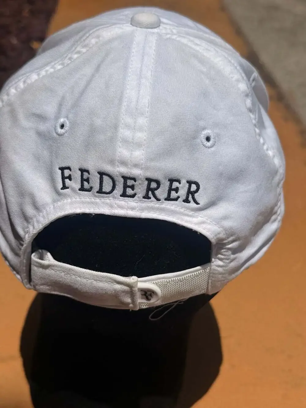 Nike Roger Federer RF Legacy91 Dri-FIT White Adjustable Tennis Hat Cap